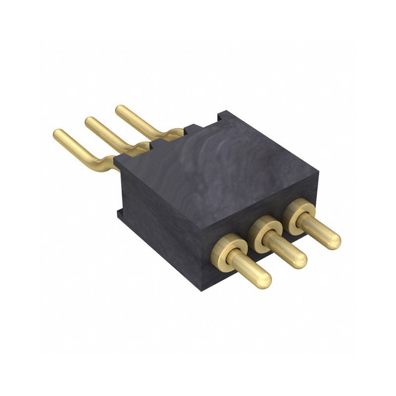 1 pcs : 854-22-003-40-001101 - CONN SPRING PISTON 3POS R/A SMD