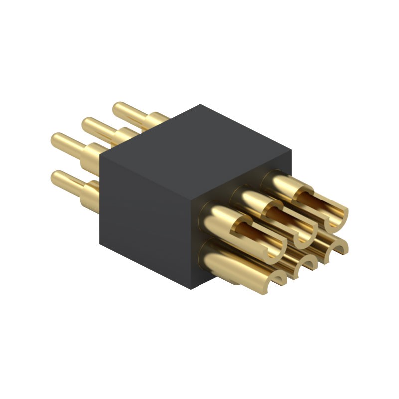 1 pcs : 855-22-006-10-003101 - CONN SPRING PISTON 6POS SLD PCB