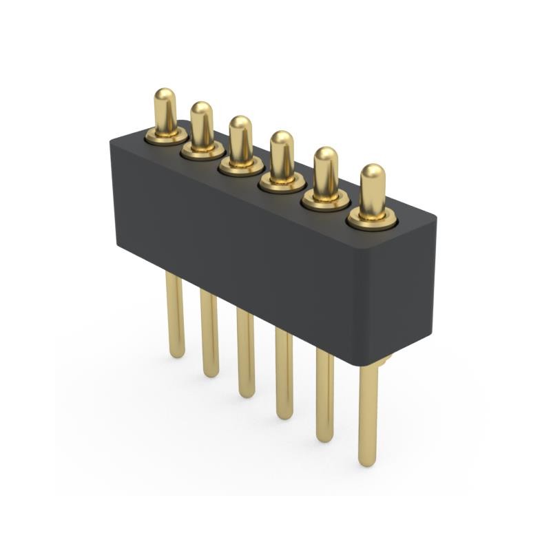 1 pcs : 854-22-006-10-004101 - LOW-PROFILE .050' PITCH THROUGH-