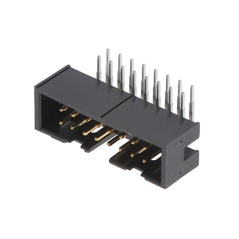 1 pcs : PS-16PE-D4LT1-B1E - CONN HEADER R/A 16POS 2.54MM