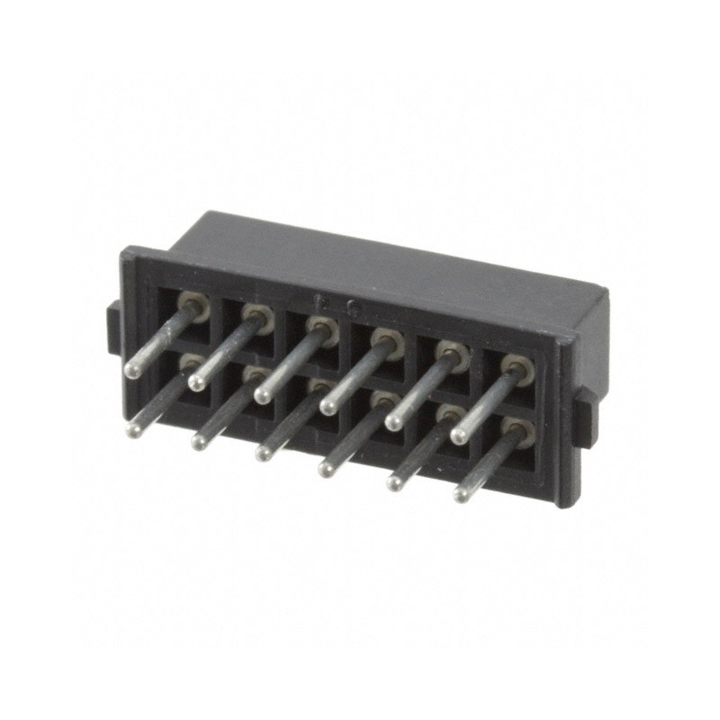 1 pcs : M80-8871201 - CONN RCPT 12POS 0.079 GOLD PCB