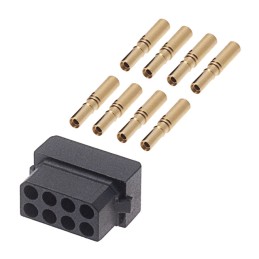 1 pcs : M80-7880805 - CONN RCPT 8P CRIMP 28-32AWG GOLD