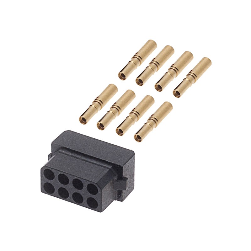 1 pcs : M80-7880805 - CONN RCPT 8P CRIMP 28-32AWG GOLD