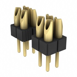 1 pcs : 802-10-008-10-007000 - CONN HDR STRIP SOLDER 8POS GOLD