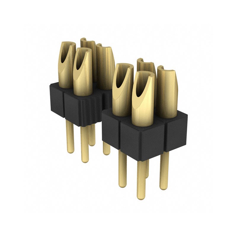 1 pcs : 802-10-008-10-007000 - CONN HDR STRIP SOLDER 8POS GOLD