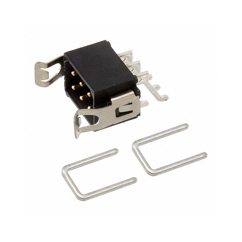 1 pcs : M80-6660642 - CONN HEADER SMD R/A 6POS 2MM