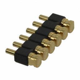 1 pcs : 810-22-006-40-001101 - CONN SPRING PISTON 6POS R/A SMD