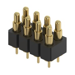 1 pcs : 818-22-008-10-001101 - CONN SPRING PISTON 8POS PCB