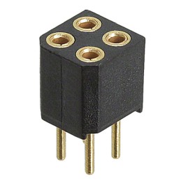 1 pcs : 833-13-004-10-002000 - CONN RCPT 4POS 0.079 GOLD PCB