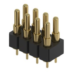 1 pcs : 818-22-008-10-004101 - CONN SPRING PISTON 8POS PCB