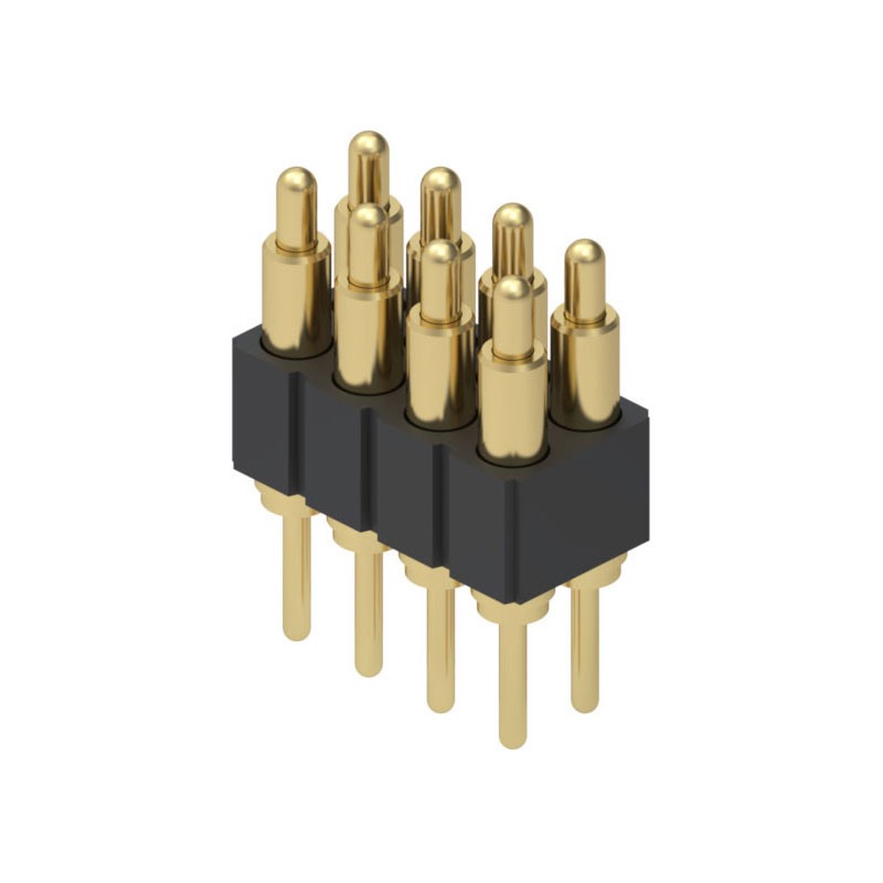 1 pcs : 838-22-008-10-001101 - CONN SPRING PISTON 8POS PCB