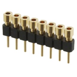 1 pcs : 800-10-008-40-002000 - CONN HEADER SMD 8POS 2.54MM