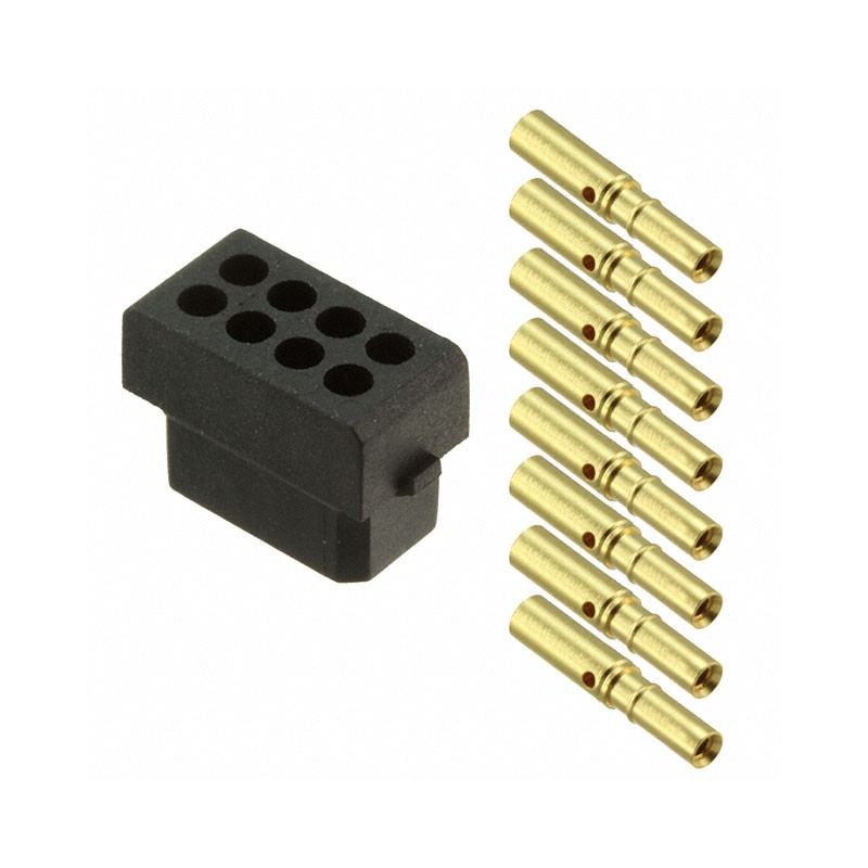 1 pcs : M80-8440845 - CONN RCPT 8P CRIMP 24-28AWG GOLD