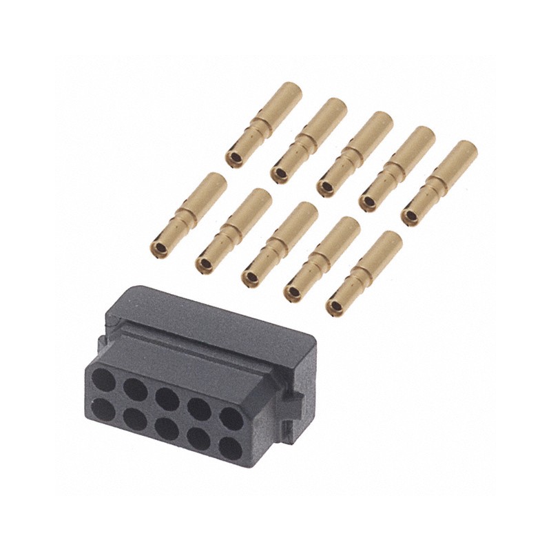 1 pcs : M80-8881005 - CONN RCPT 10POS CRIMP 24-28AWG