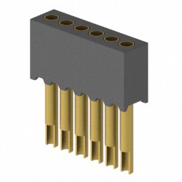 1 pcs : 851-13-006-10-003000 - CONN RCPT 6POS 0.05 GOLD PCB