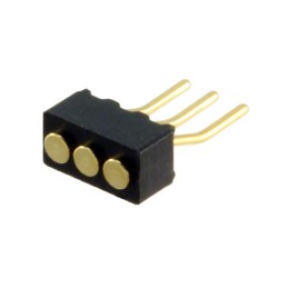 1 pcs : 856-10-003-40-001000 - CONN SPRING TARGET 3POS R/A SMD