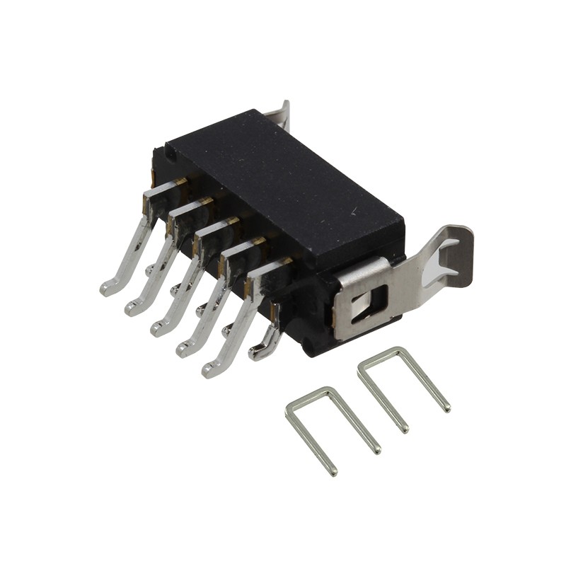 1 pcs : M80-6661042 - CONN HEADER SMD R/A 10POS 2MM