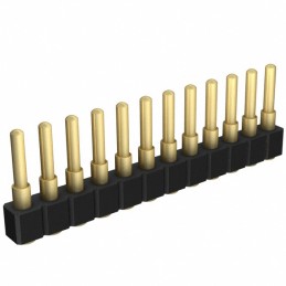 1 pcs : 812-22-012-30-000101 - CONN SPRING PISTON 12POS SMD