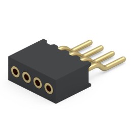 1 pcs : 851-13-004-40-001000 - CONN RCPT 4POS 0.05 GOLD SMD R/A