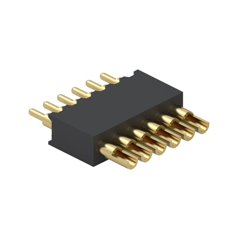 1 pcs : 854-22-006-10-003101 - CONN SPRING PISTON 6POS SLD PCB