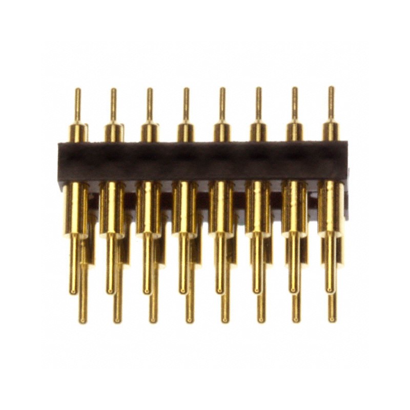 1 pcs : 134-10-316-00-050000 - CONN HDR DIP POST 16POS GOLD