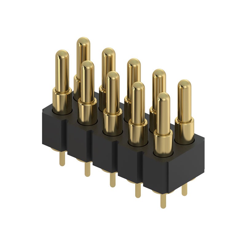 1 pcs : 818-22-010-10-004101 - CONN SPRING PISTON 10POS PCB