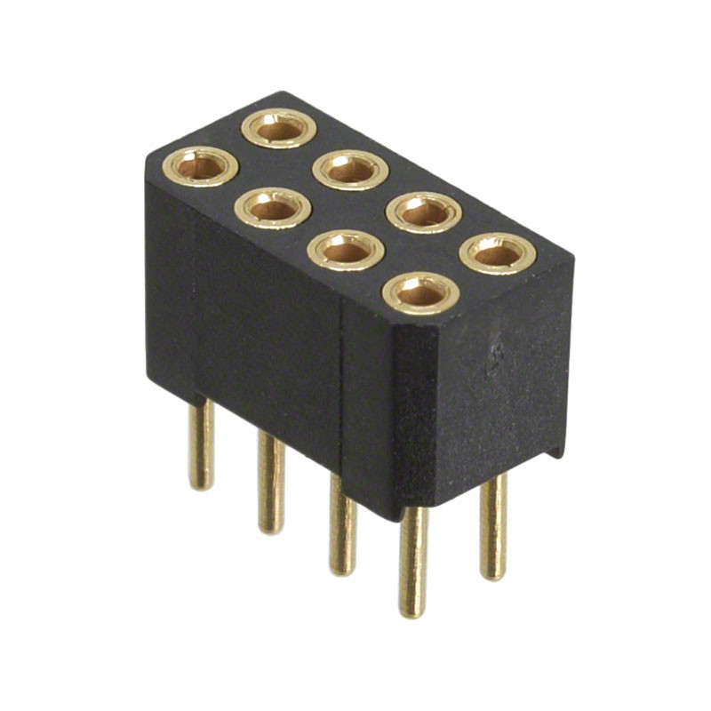 1 pcs : 833-13-008-10-002000 - CONN RCPT 8POS 0.079 GOLD PCB