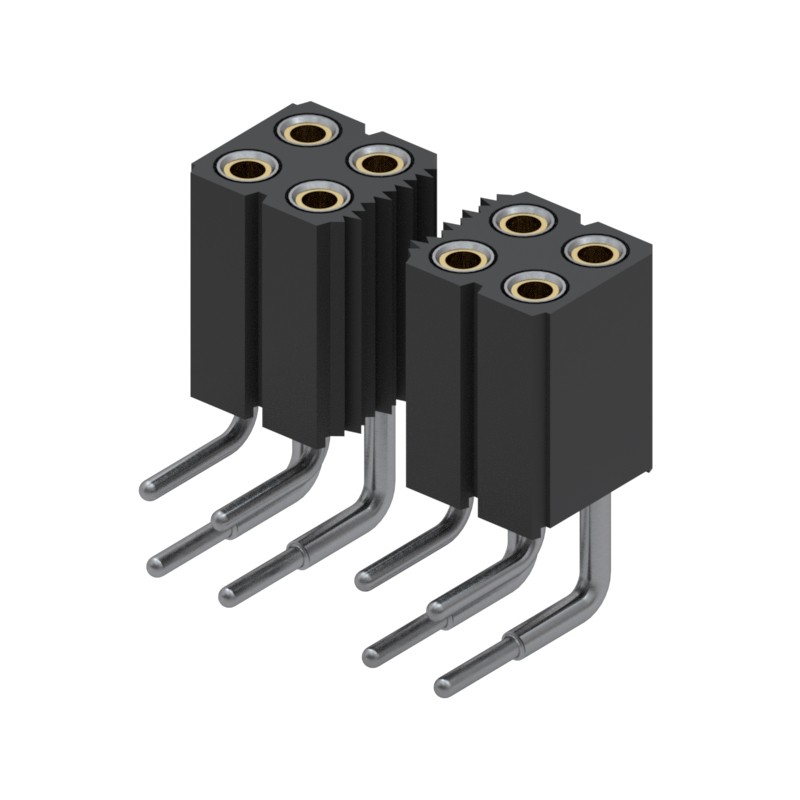 1 pcs : 803-43-028-20-001000 - CONN RCPT 28POS 0.1 GOLD PCB R/A