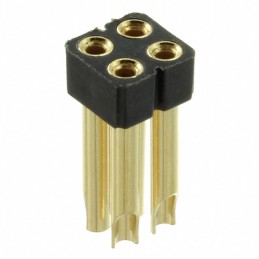 1 pcs : 803-13-004-10-007000 - CONN RCPT 4POS 0.1 GOLD PCB