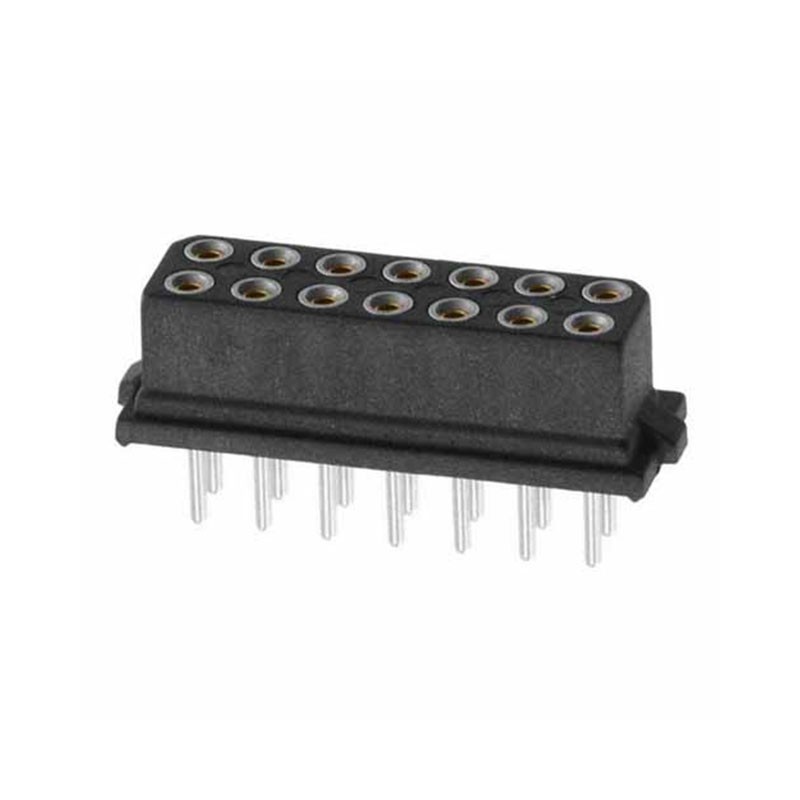 1 pcs : M80-8501442 - CONN RCPT 14POS 0.079 GOLD PCB