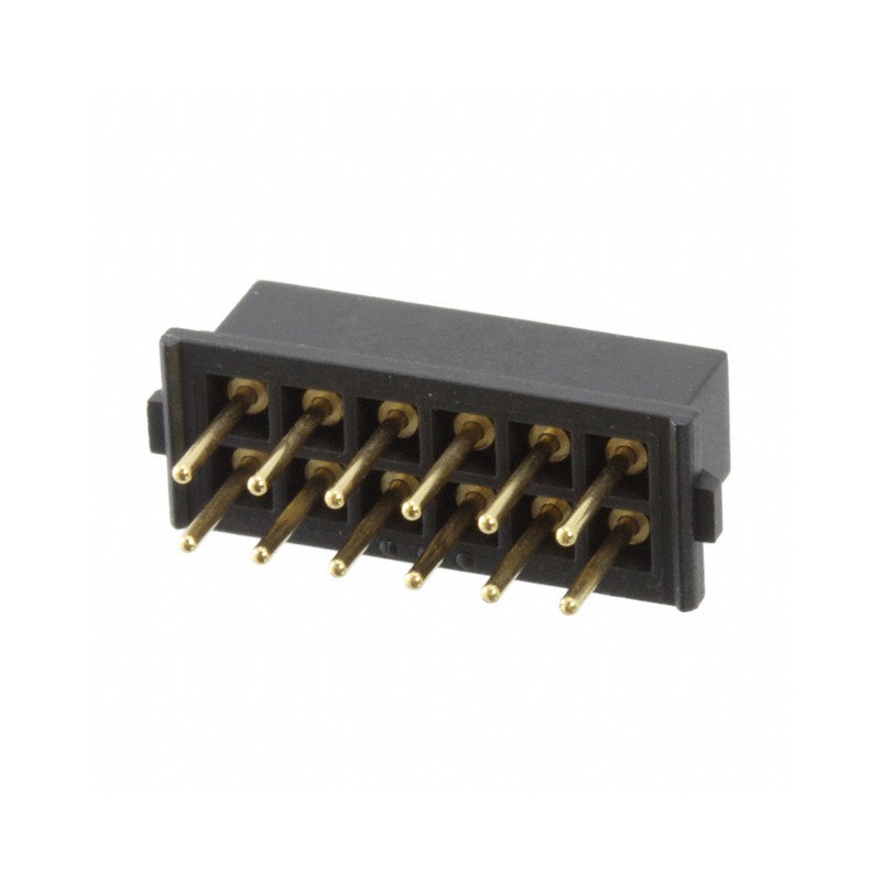 1 pcs : M80-8501245 - CONN RCPT 12POS 0.079 GOLD PCB