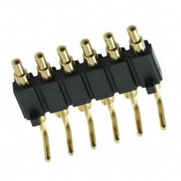 1 pcs : 829-22-006-20-001101 - CONN SPRING PISTON 6POS R/A PCB