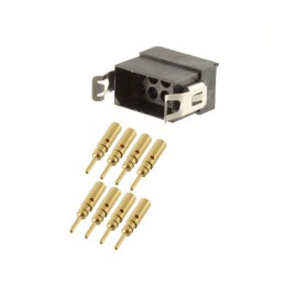 1 pcs : M80-8130805 - CONN HEADER 8P CRIMP 22AWG GOLD