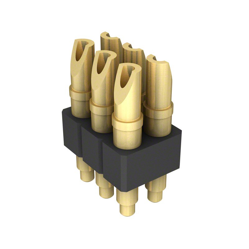 1 pcs : 826-22-006-00-005000 - CONN SPRING PISTON 6POS SLD PCB