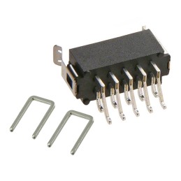 1 pcs : M80-6661242 - CONN HEADER SMD R/A 12POS 2MM