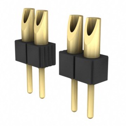 1 pcs : 800-10-005-10-007000 - CONN HDR STRIP SOLDER 5POS GOLD