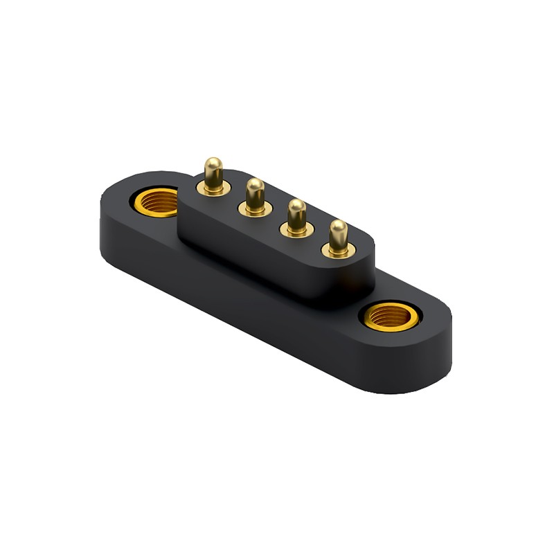 1 pcs : 858-22-004-30-011101 - CONN SPRING PISTON 4POS SMD