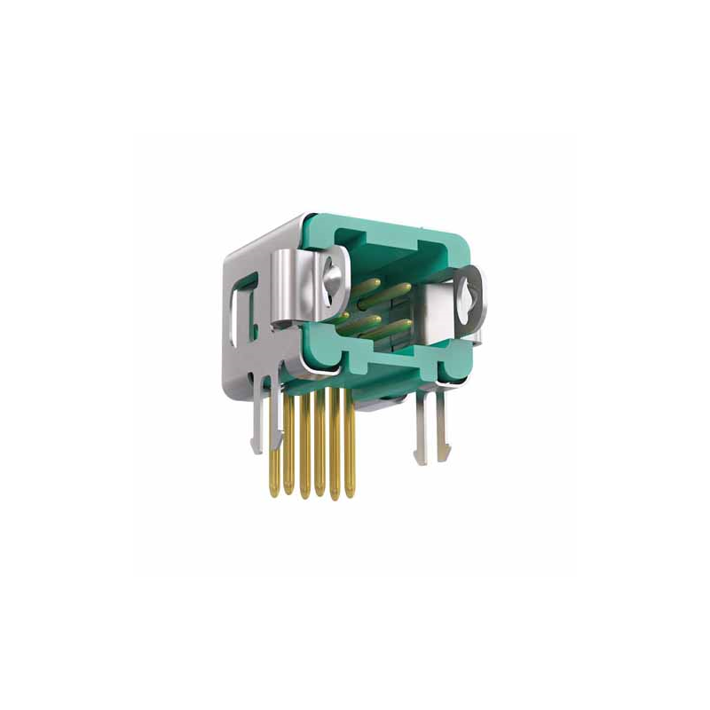 1 pcs : G125-MH10605L1R - CONN HEADER R/A 6POS 1.25MM