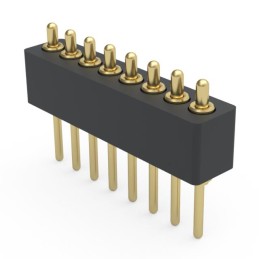 1 pcs : 854-22-008-10-004101 - LOW-PROFILE .050' PITCH THROUGH-