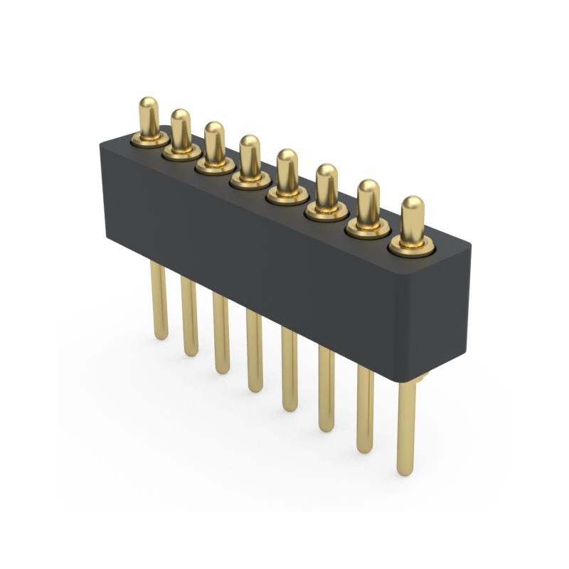 1 pcs : 854-22-008-10-004101 - LOW-PROFILE .050' PITCH THROUGH-