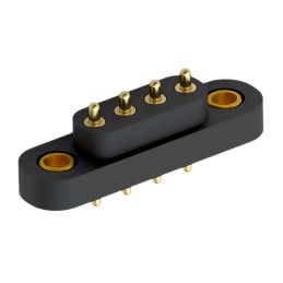 1 pcs : 858-22-004-10-011101 - CONN SPRING PISTON 4POS PCB