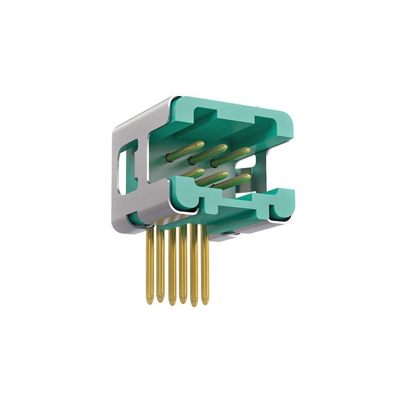 1 pcs : G125-MH10605L7P - CONN HEADER R/A 6POS 1.25MM