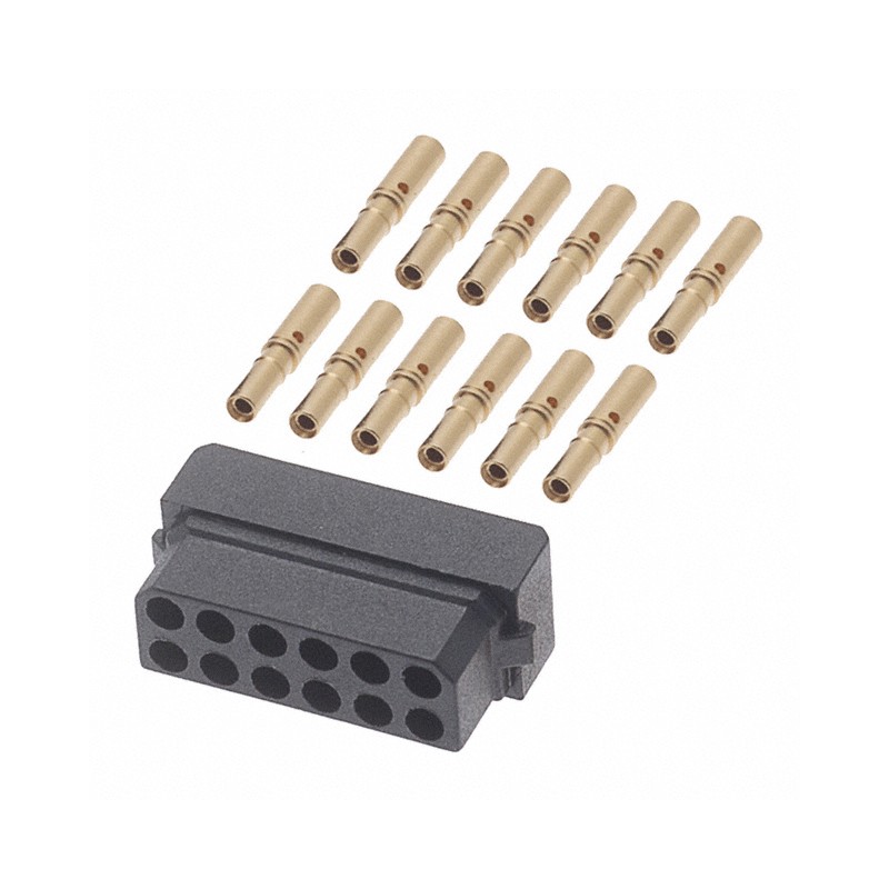 1 pcs : M80-8881205 - CONN RCPT 12POS CRIMP 24-28AWG