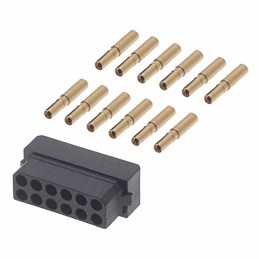 1 pcs : M80-8891205 - CONN RCPT 12POS CRIMP 22AWG GOLD