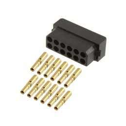 1 pcs : M80-8441245 - CONN RCPT 12POS CRIMP 24-28AWG