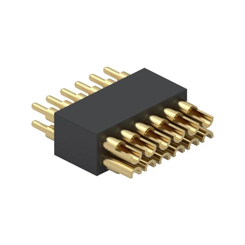 1 pcs : 855-22-012-10-003101 - CONN SPRING PISTON 12POS SLD PCB