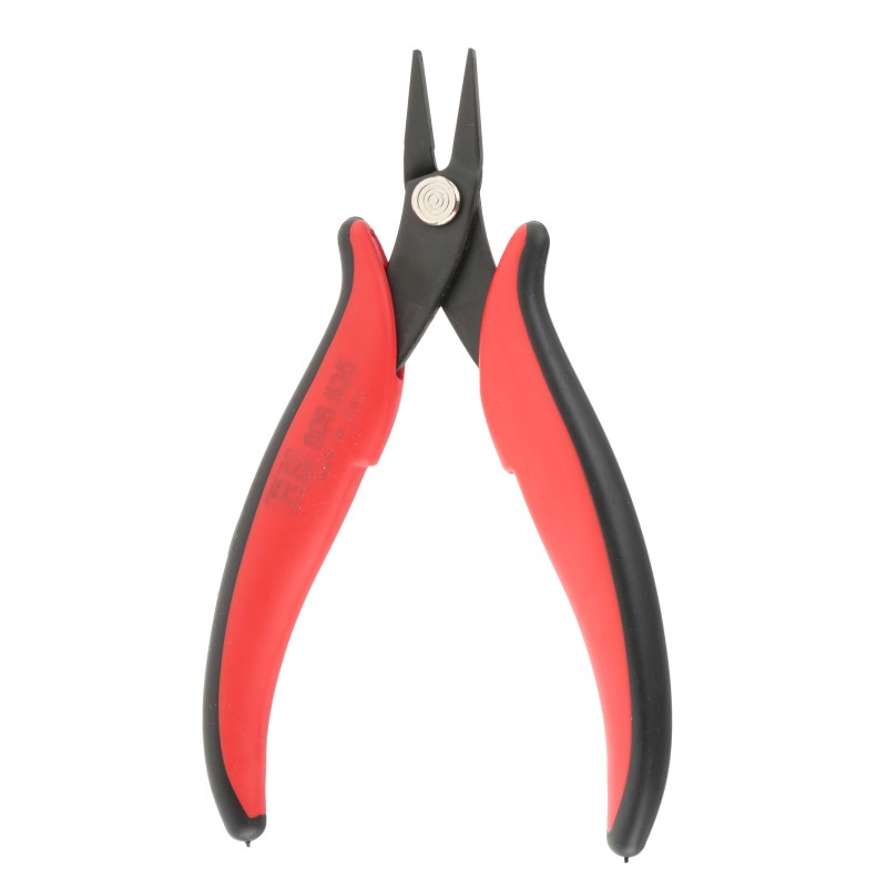 1 pcs - RS PRO Electronics Pliers, Flat Nose Pliers, 140 mm Overall, Straight Tip, 30mm Jaw