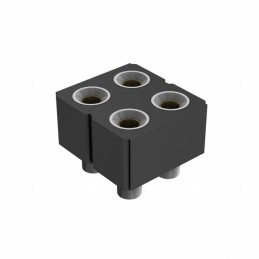 1 pcs : 406-43-204-30-068001 - CONN RCPT 4POS 0.1 GOLD SMD