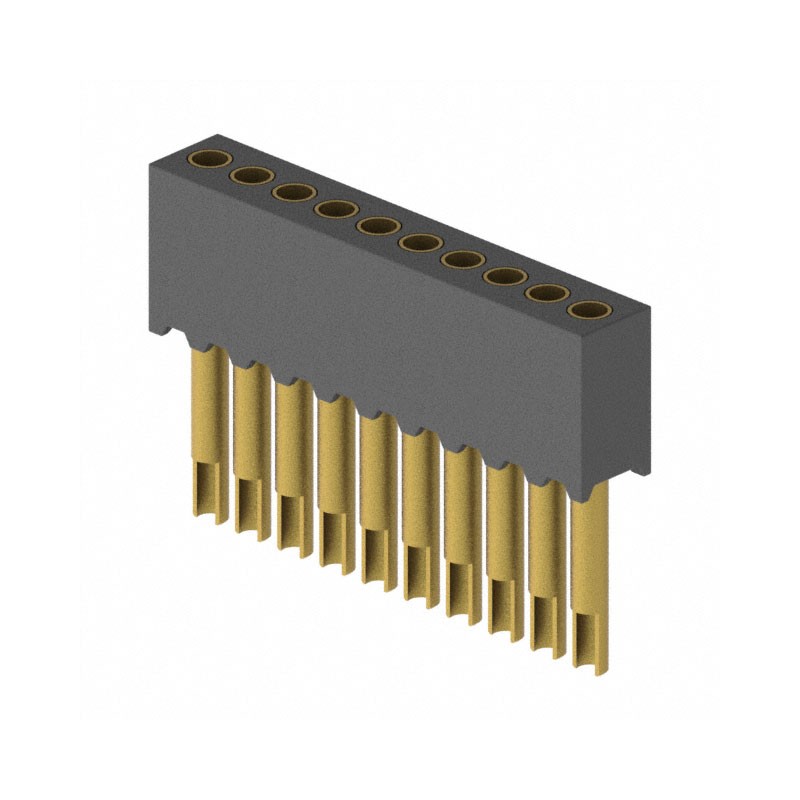 1 pcs : 851-13-010-10-003000 - CONN RCPT 10POS 0.05 GOLD PCB