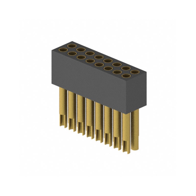 1 pcs : 853-13-016-10-003000 - CONN RCPT 16POS 0.05 GOLD PCB